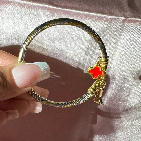 LV Red colored Zipper Pull Charm Authentic Louis Vuitton Charm - Picture 10 of 14